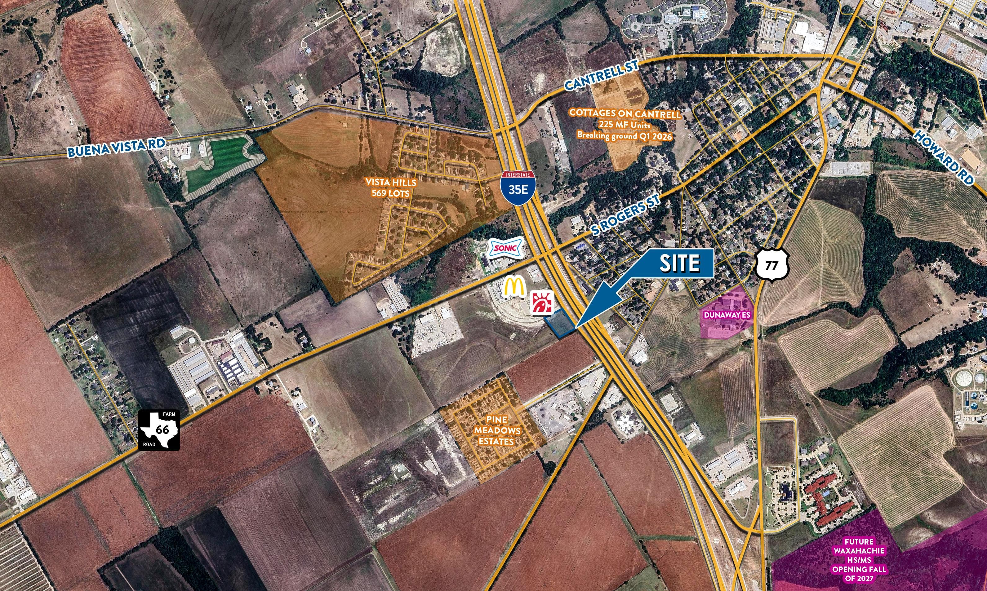 SWQ Hwy 66 & I-35E - Retail Space