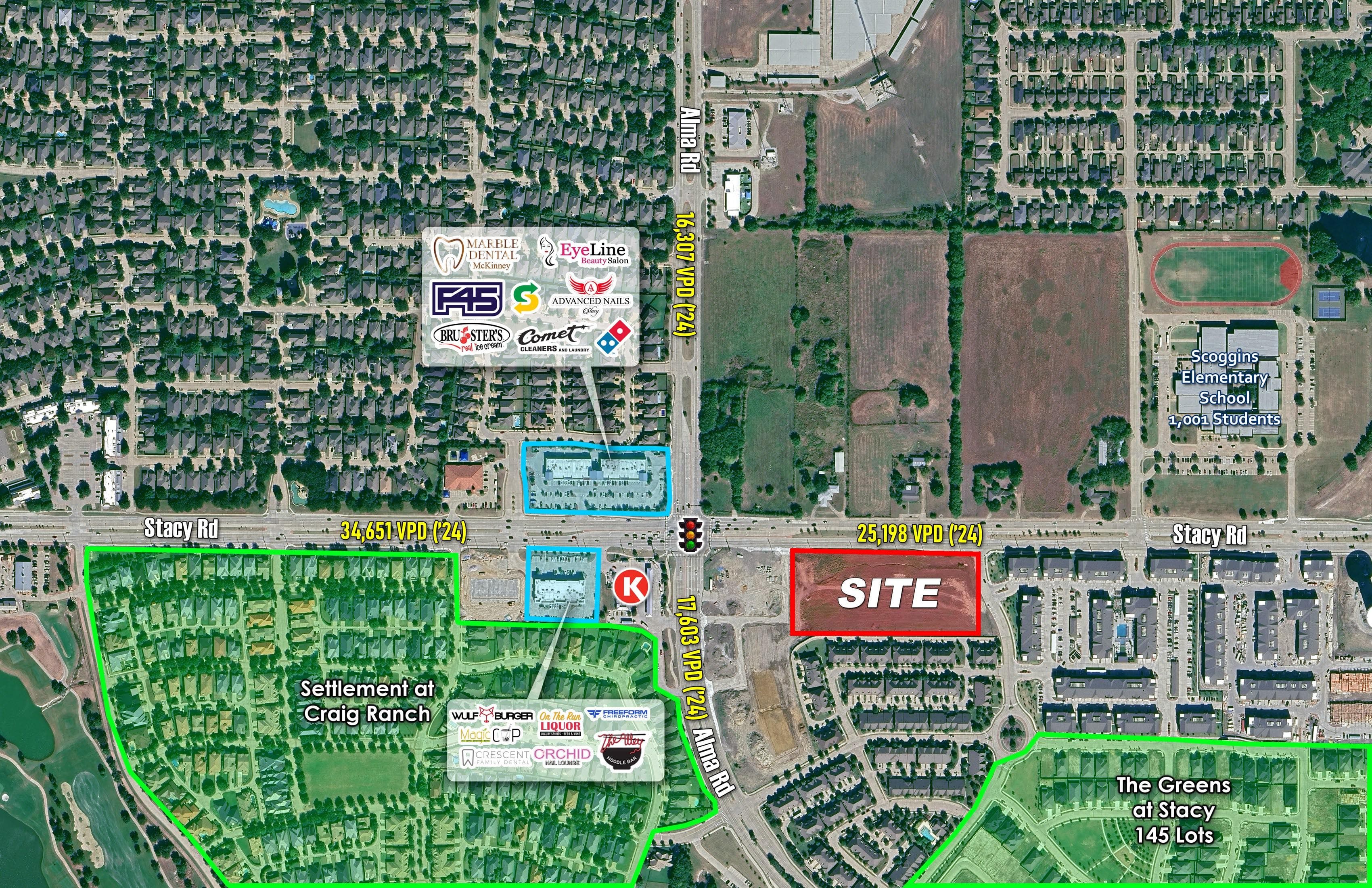 SEC Stacy Rd & Alma Rd